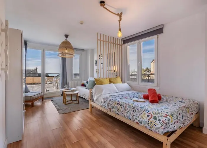 Sierralacant Estudio Con Terraza, 4pax Wifi Y Parking Gratis Апартаменты *